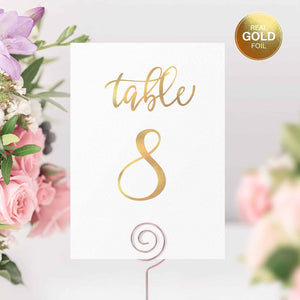 Table Numbers Cards - Merry Expressions