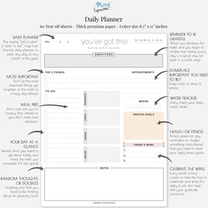 Daily Planner Pad - Merry Expressions