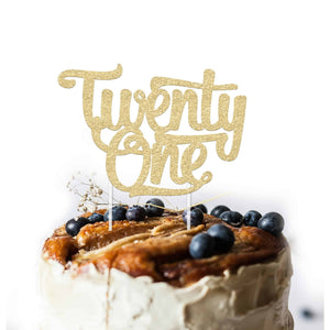 21st Birthday Cake Topper - Merry Expressions