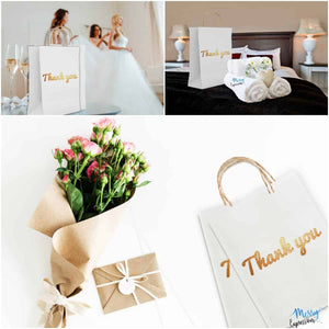 Gold Foil Thank You Bags - Merry Expressions