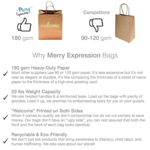 Welcome Gift Bags - Merry Expressions