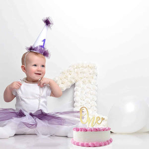 1st Birthday Cake Topper - Merry Expressions