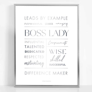 Boss Lady Affirmations Artwork - Merry Expressions