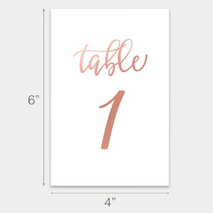 Table Numbers Cards - Merry Expressions