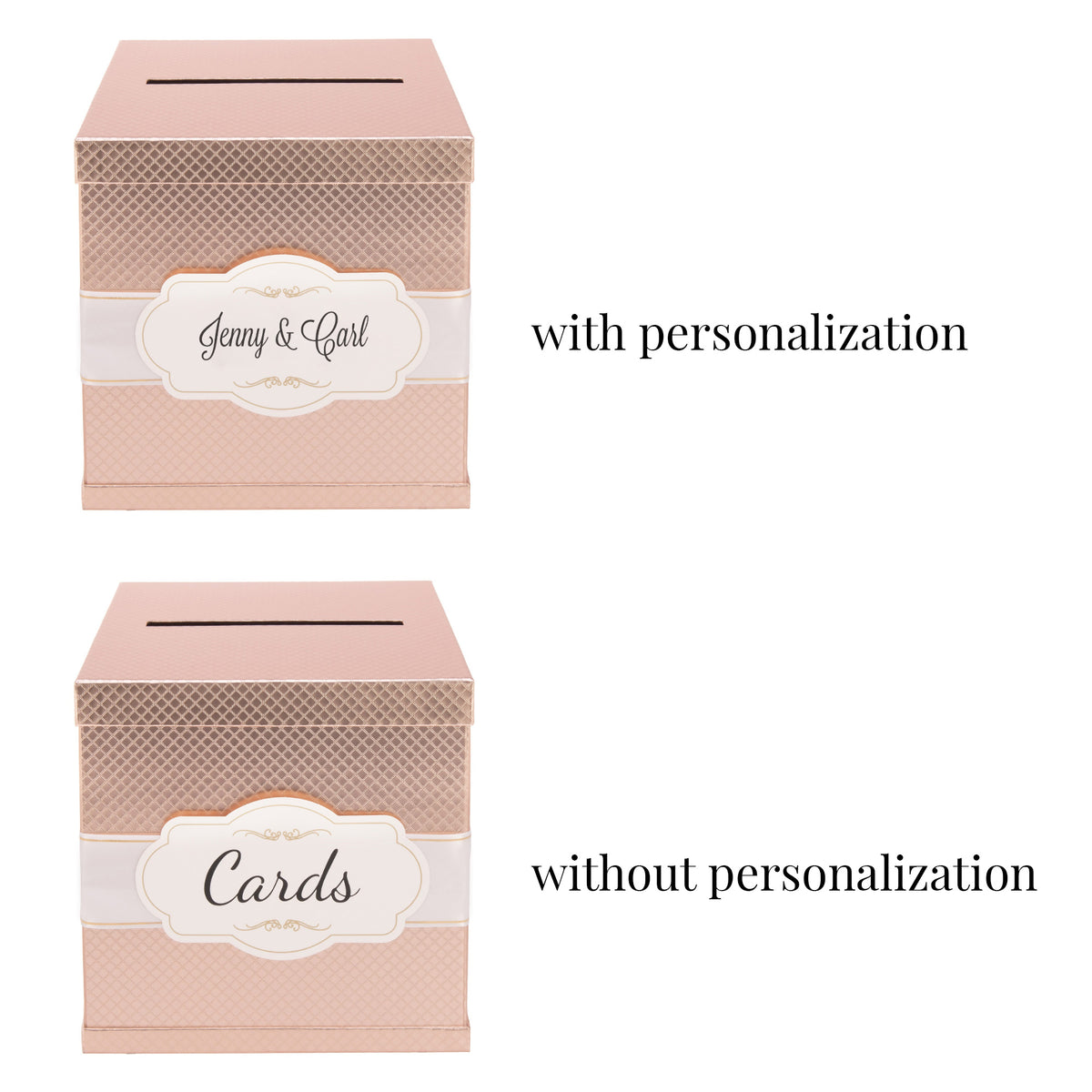 Personalized Label for Card Box