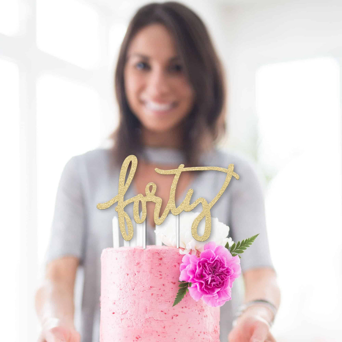 40th Birthday Cake Topper - Merry Expressions