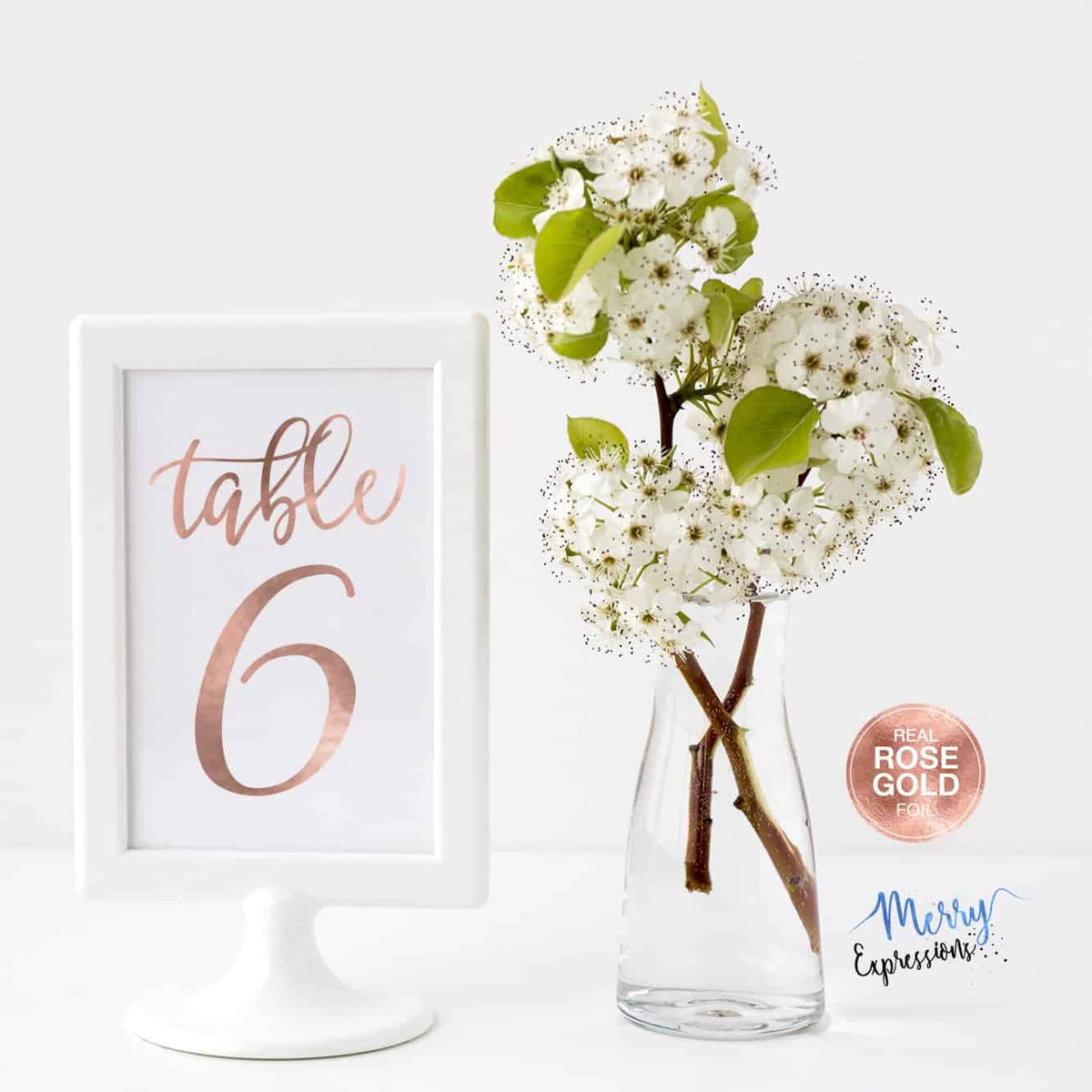 Table Numbers Cards - Merry Expressions