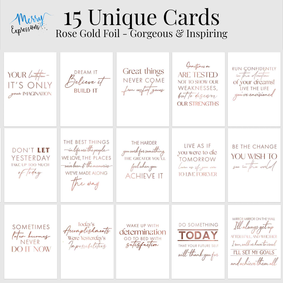 Inspirational Desk Art - Merry Expressions