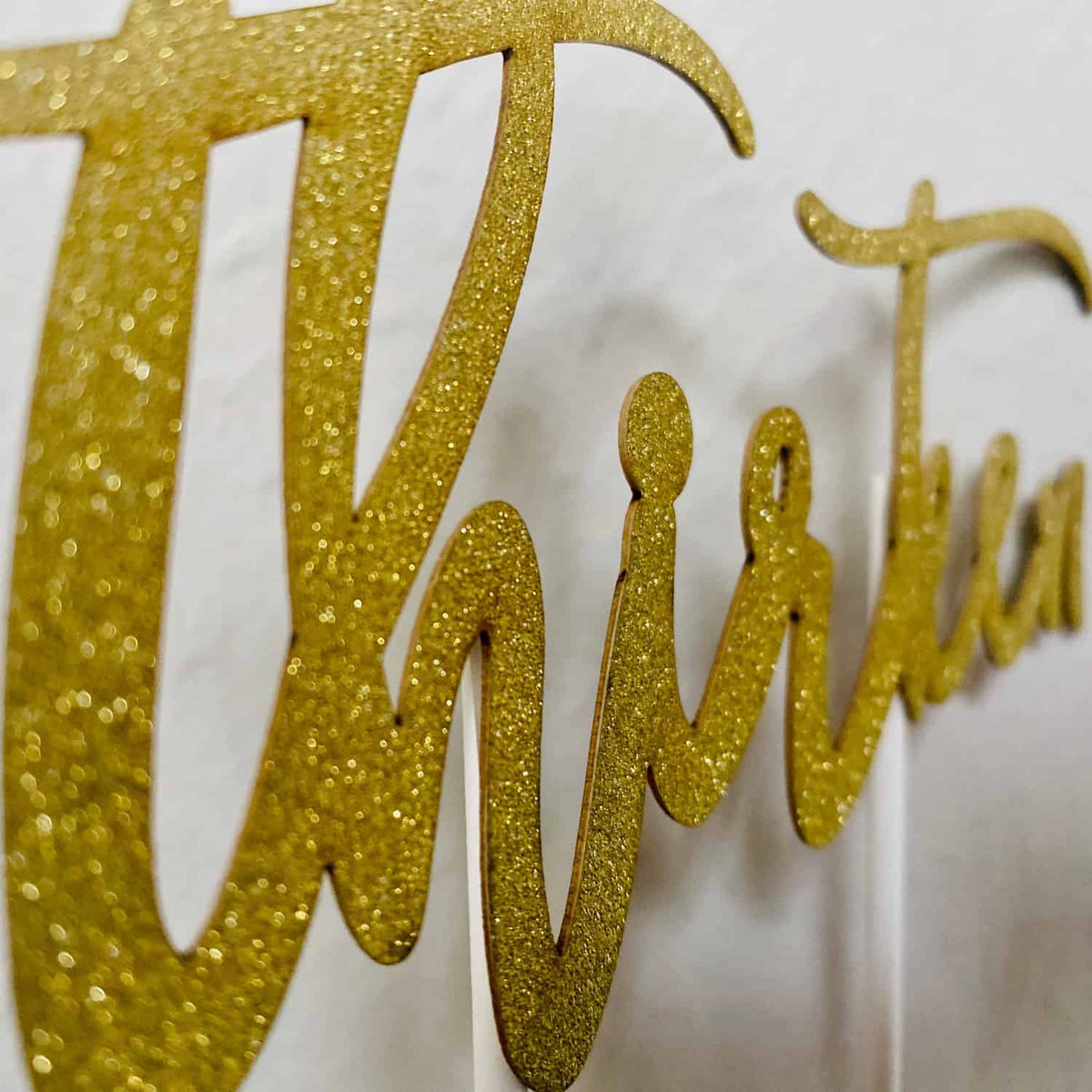 Thirteen Cake Topper - Merry Expressions