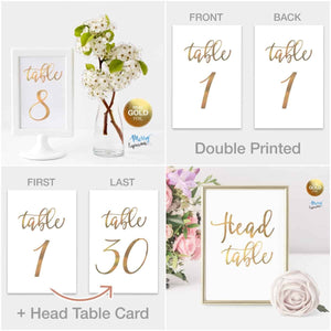 Table Numbers Cards - Merry Expressions