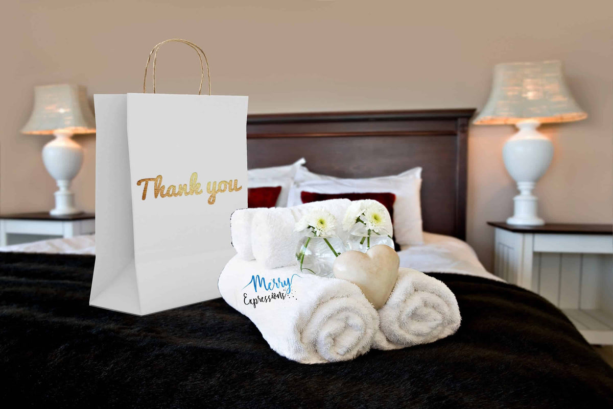 Gold Foil Thank You Bags - Merry Expressions