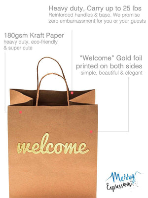 Welcome Gift Bags - Merry Expressions