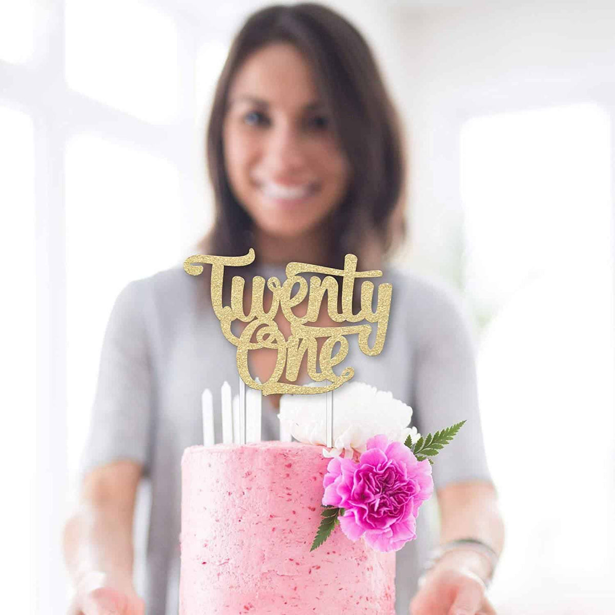 21st Birthday Cake Topper - Merry Expressions