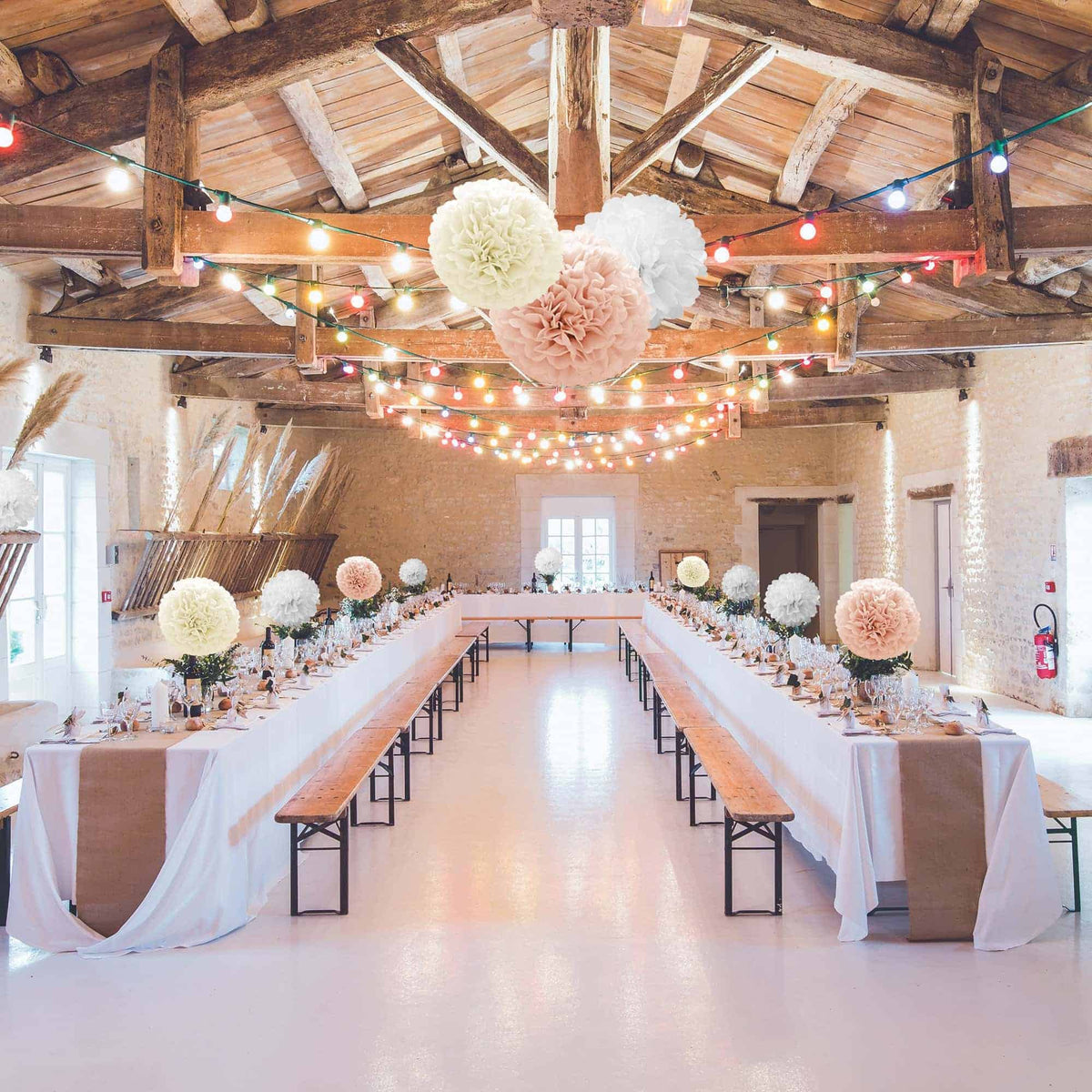 Natural Colors Pom Poms Set - Merry Expressions