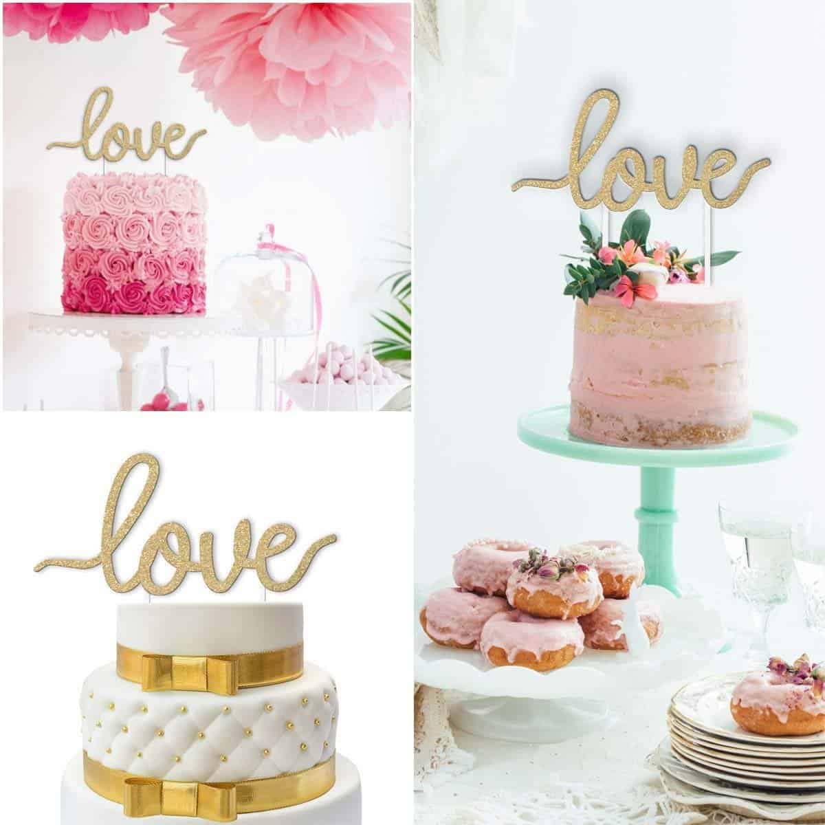Love Cake Topper - Merry Expressions