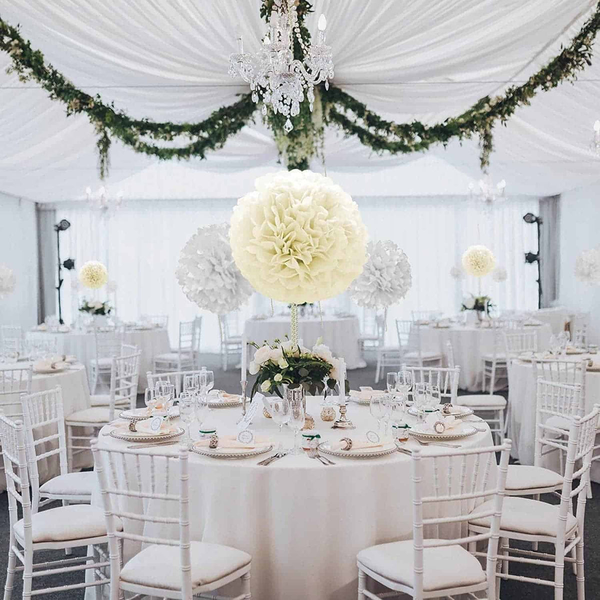 Natural Colors Pom Poms Set - Merry Expressions