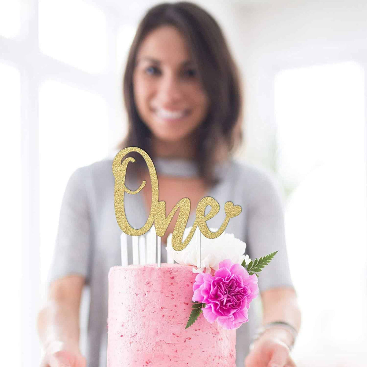 1st Birthday Cake Topper - Merry Expressions