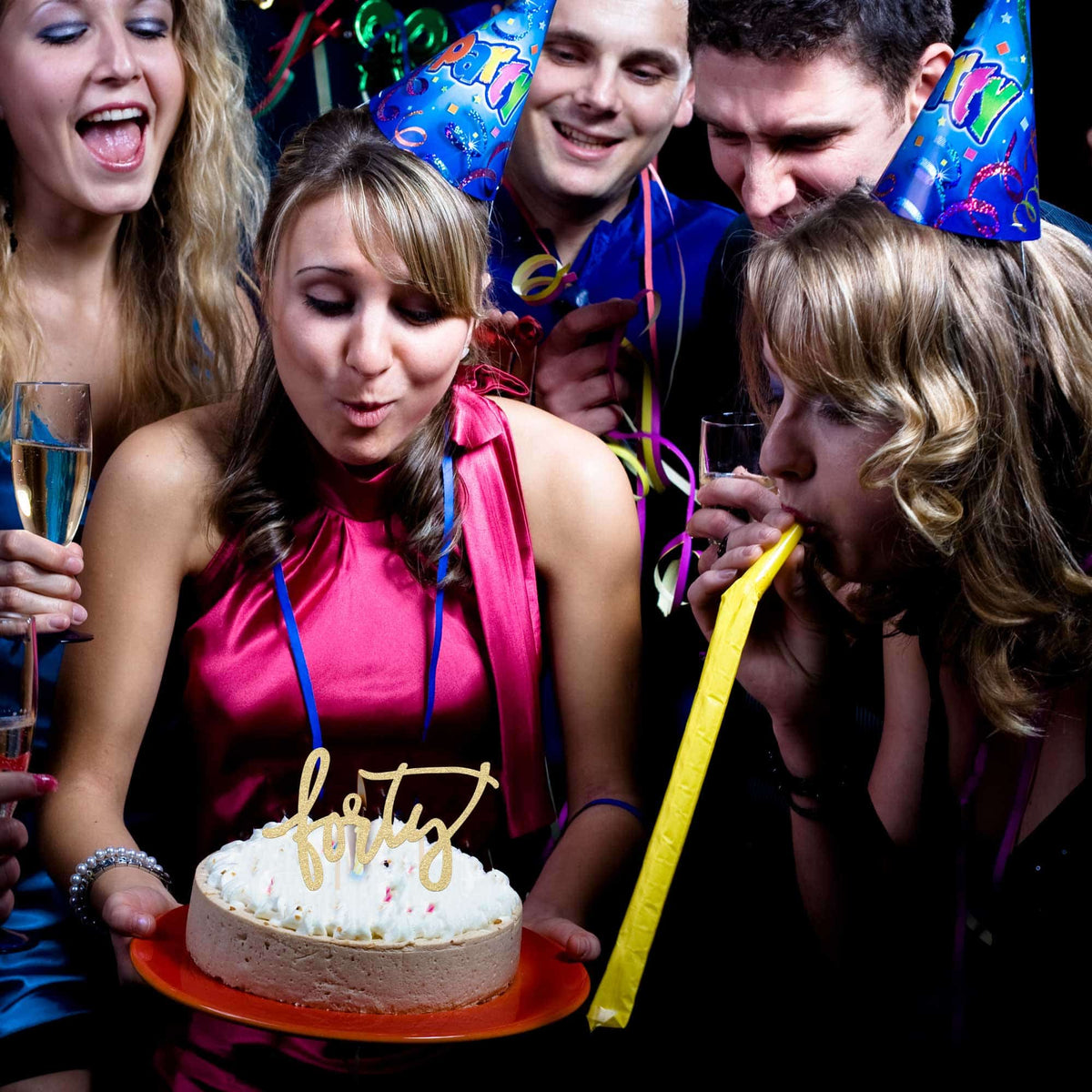 40th Birthday Cake Topper - Merry Expressions