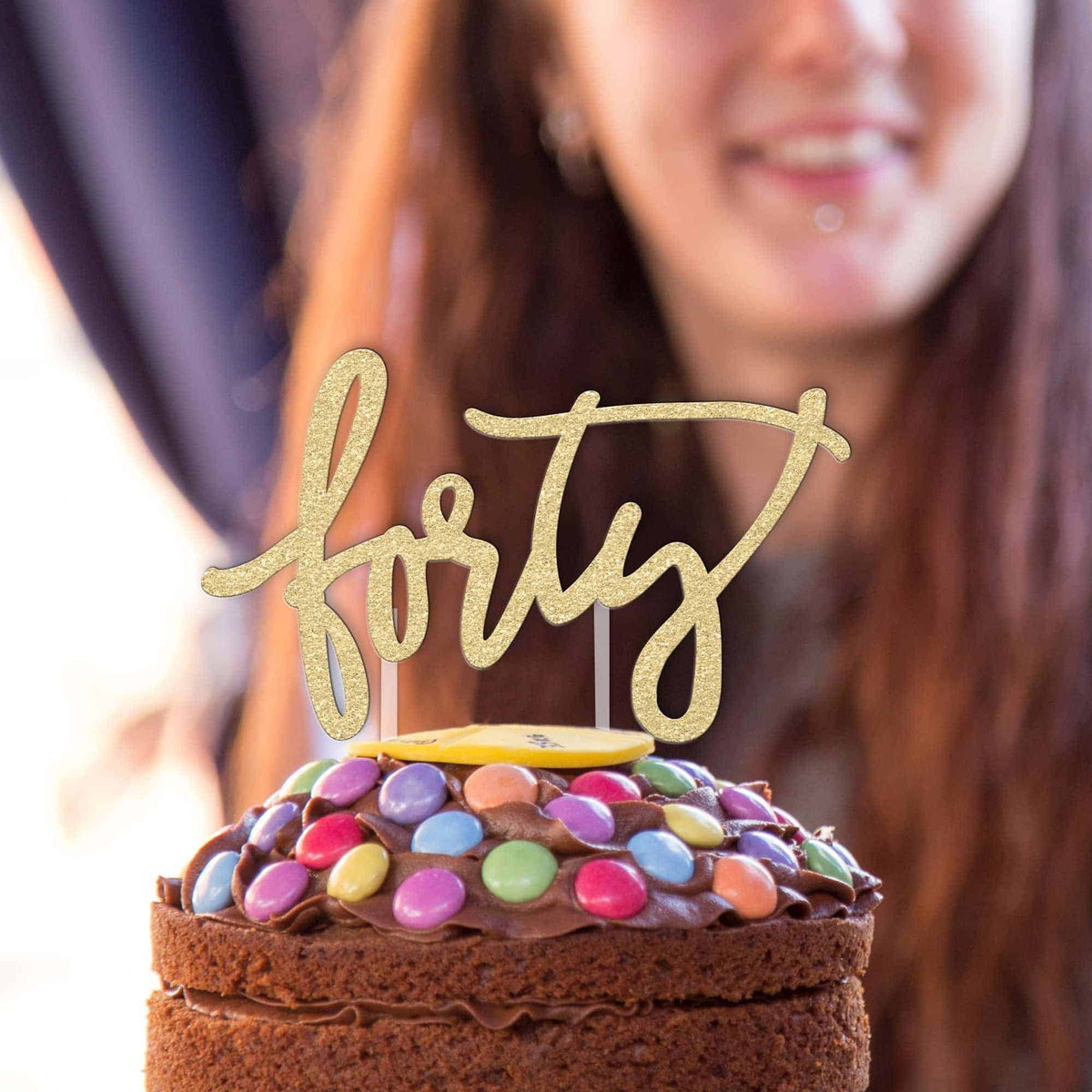 40th Birthday Cake Topper - Merry Expressions