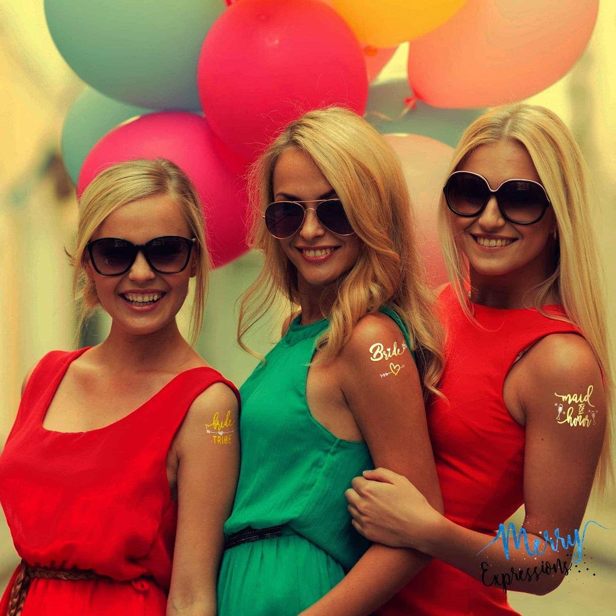 Bachelorette Party Tattoos - Merry Expressions