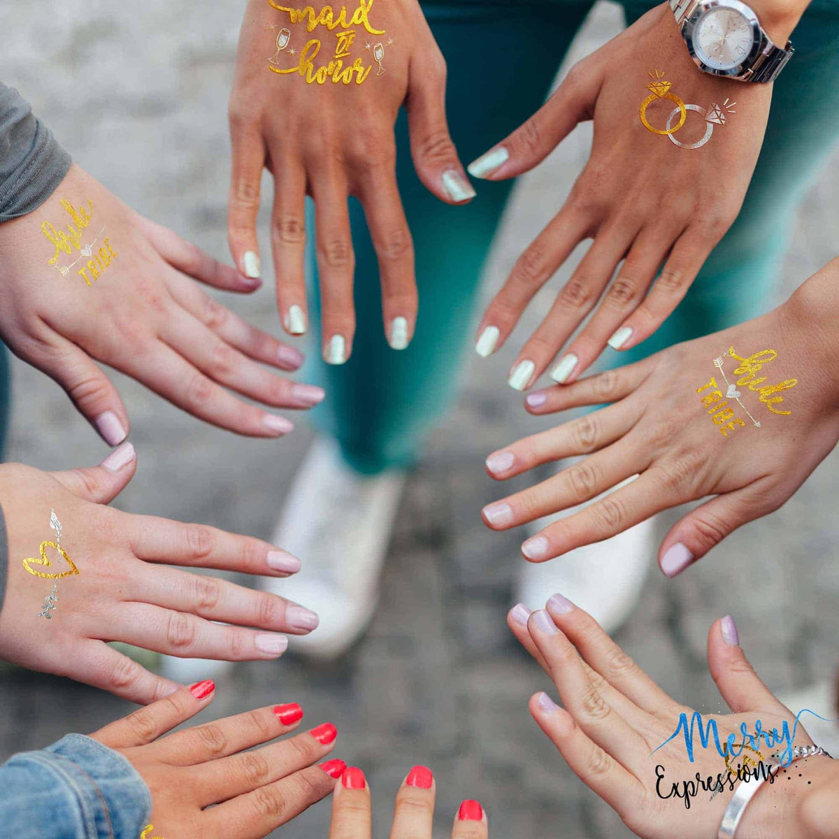 Bachelorette Party Tattoos - Merry Expressions