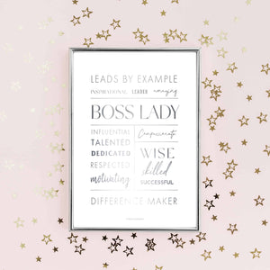 Boss Lady Affirmations Artwork - Merry Expressions