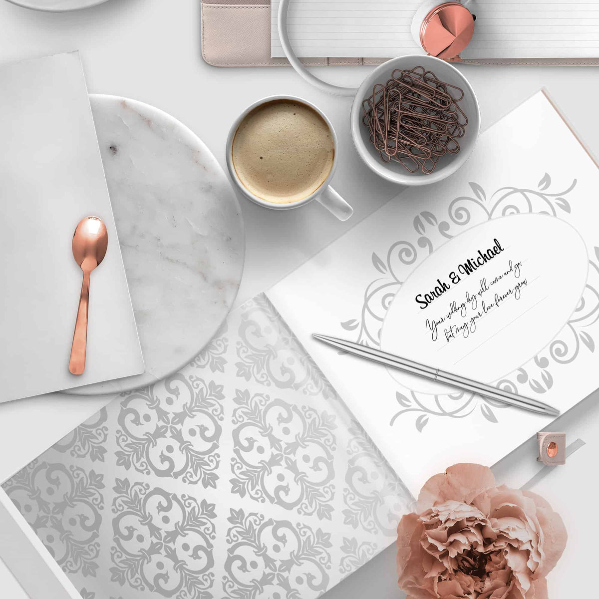 Guest Book & Pen - Merry Expressions